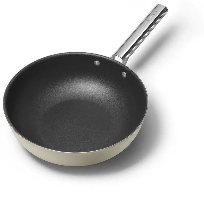 Wok 30 cm Kremowy Smeg (CKFW3001CRM)