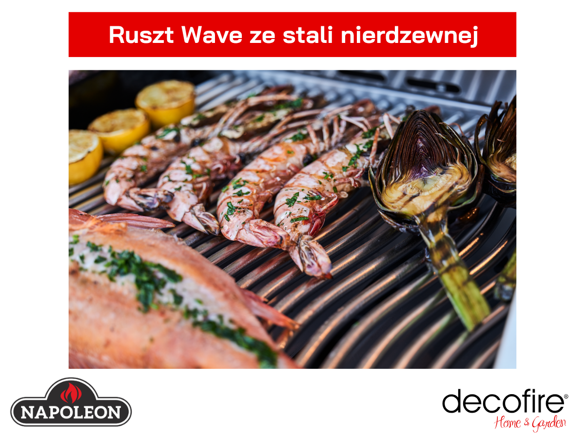 Stalowy ruszt Wave