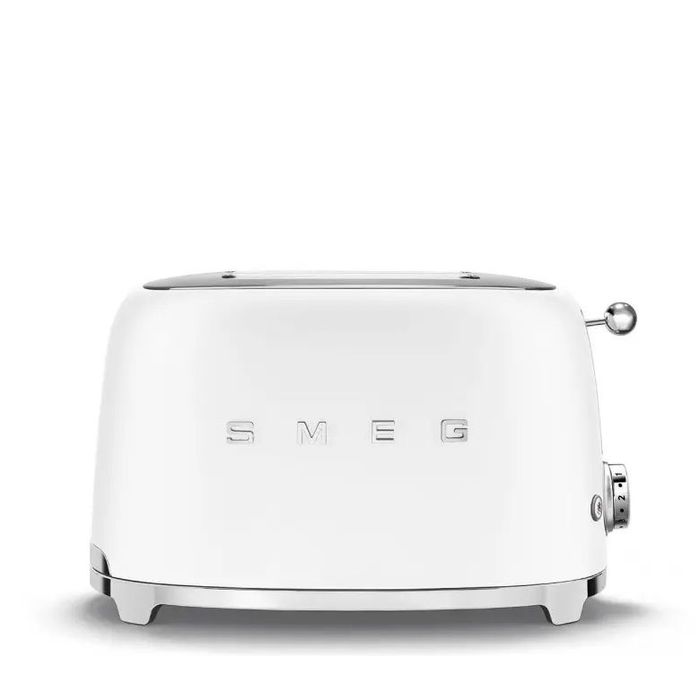 OUTLET - Toster na 2 kromki Smeg Biały mat (TSF01WHMEU)