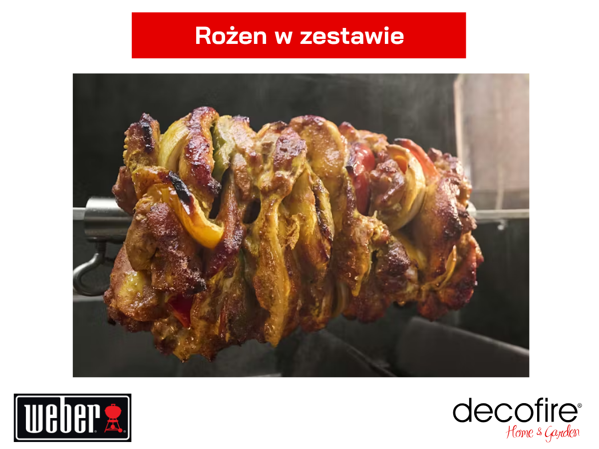 Rożen obrotowy w zestawie