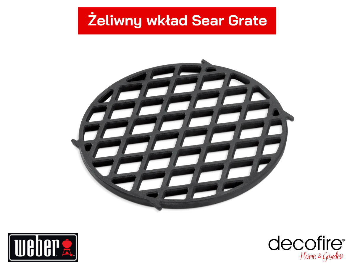 Żeliwny wkład Sear Grate