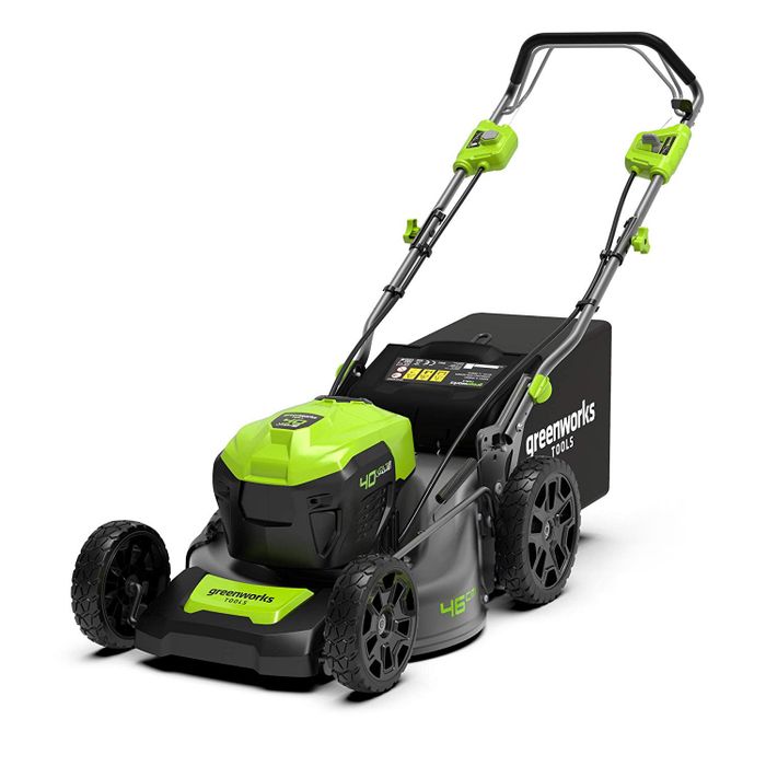 Greenworks Kosiarka z napędem GD40LM46SP 40V + Akumulator 4Ah + Ładowarka (GR 2506807UB) 