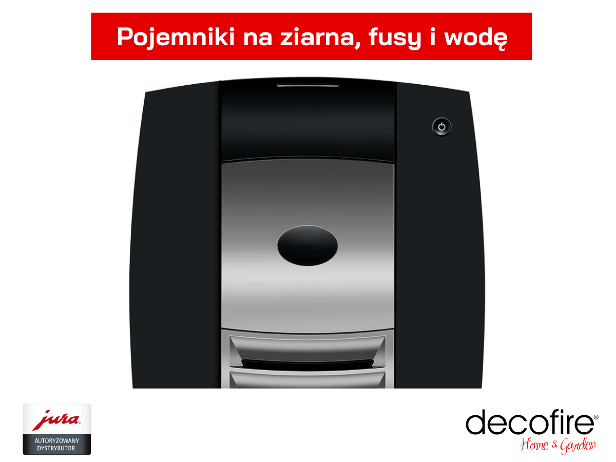 Pojemniki na ziarna, fusy i wodę