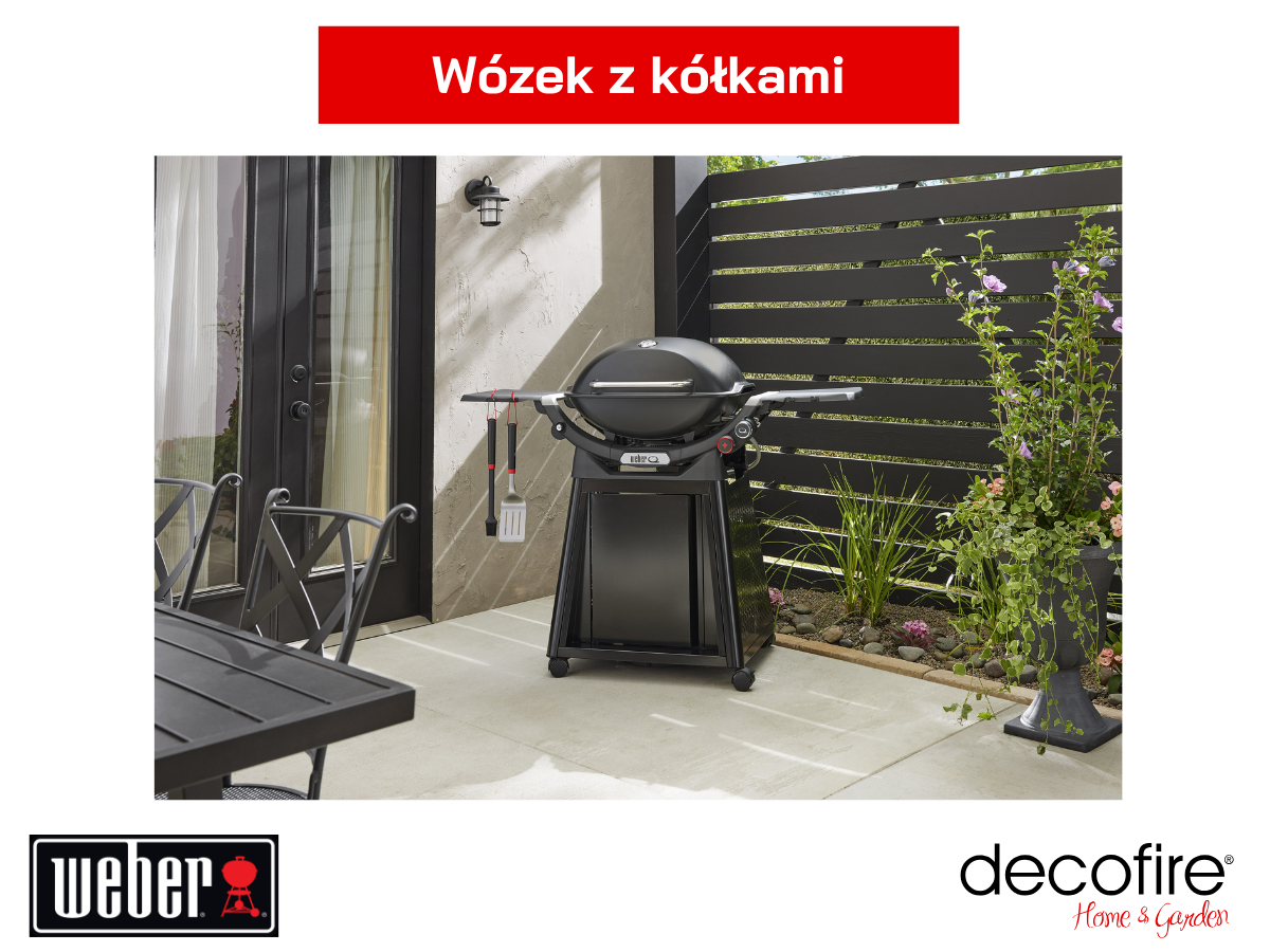 Zabudowany metalowy wózek z kółkami