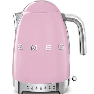Czajnik z regulacją temperatury 1,7L  50's style Pastelowy róż Smeg (KLF04PKEU)
