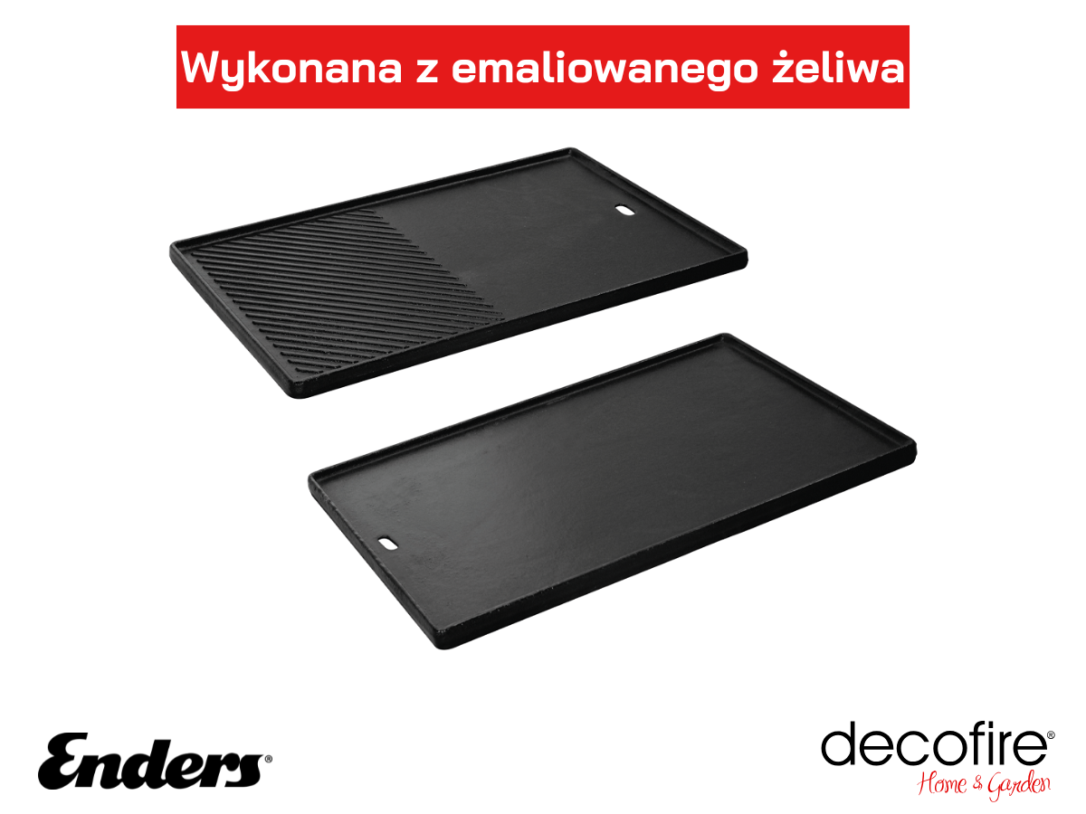 Wykonana z emaliowanego żeliwa – trwałość i jakość wykonania