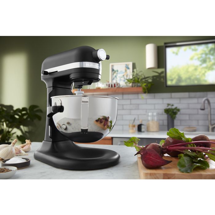 Mikser stojący 5,2 l z podnoszoną dzieżą KitchenAid Heavy Duty, Matte Black (5KSM55SXXEBM)