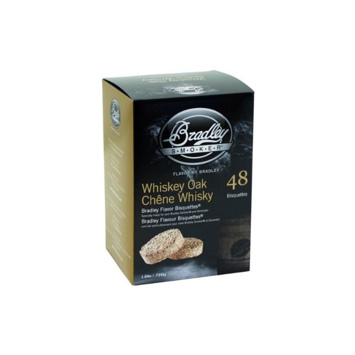 Bradley Bisquettes - Whiskey Oak - opakowanie 48 sztuk