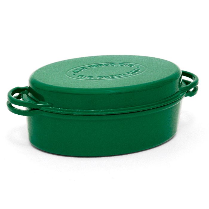 Garnek żeliwny emaliowany, owalny Big Green Egg (117670)