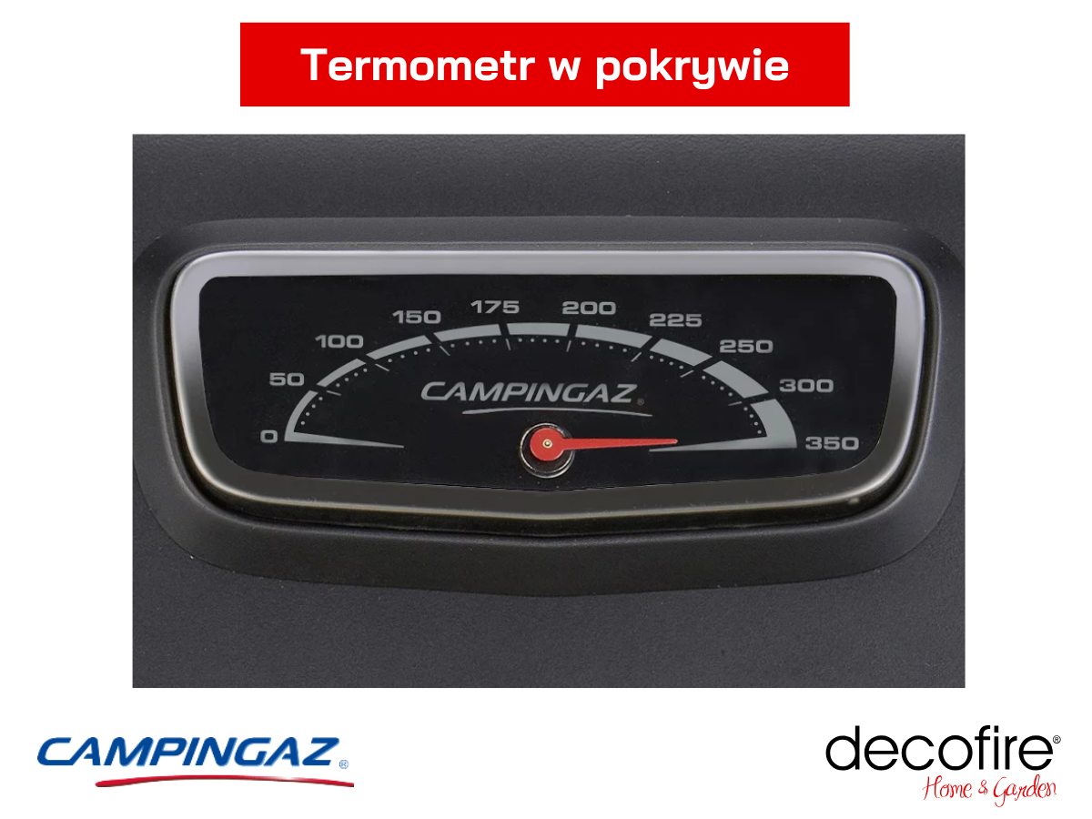Grill gazowy Campingaz Premium Seria 4 W – termometr w pokrywie