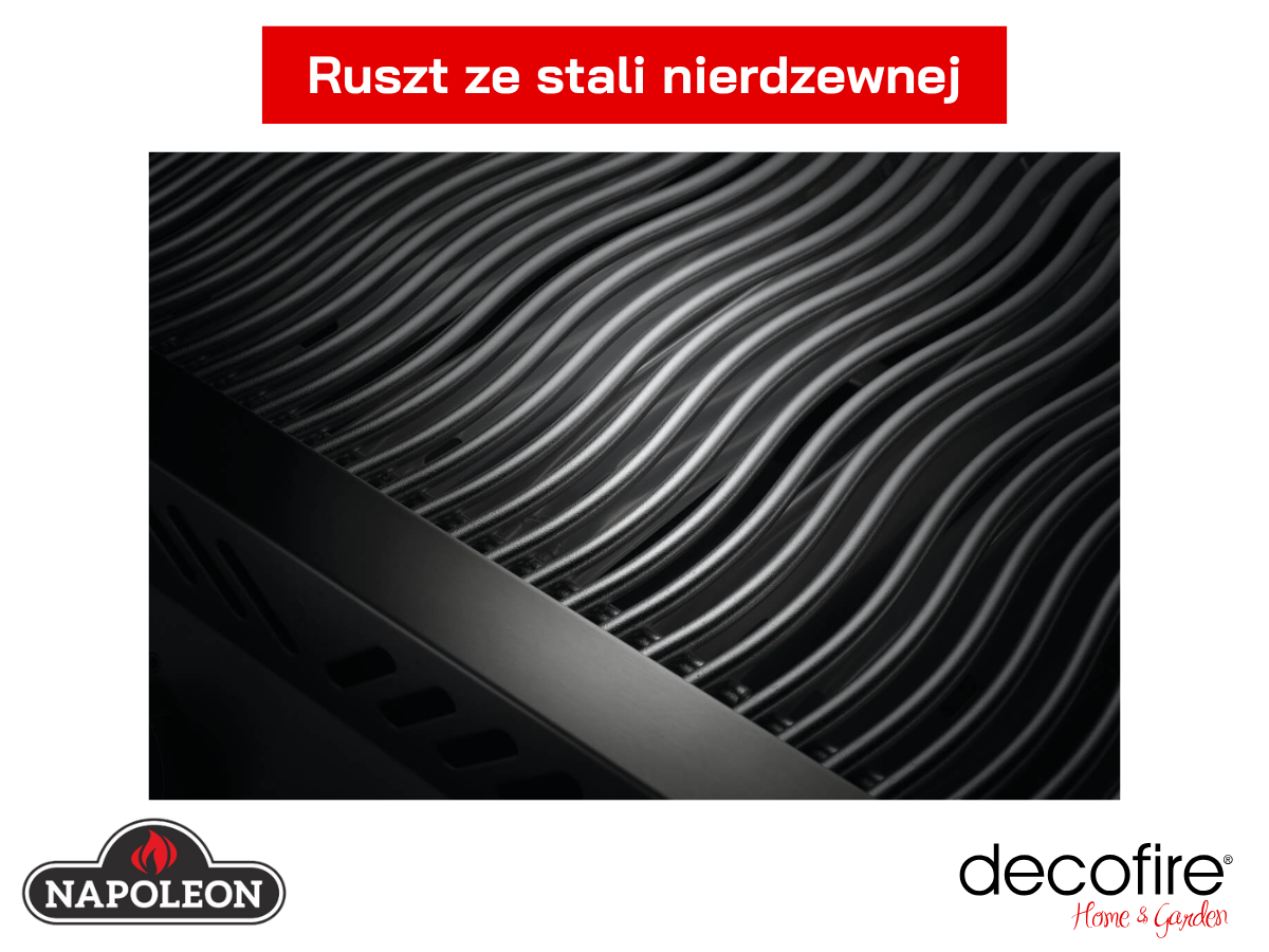 Ruszt ze stali nierdzewnej Wave