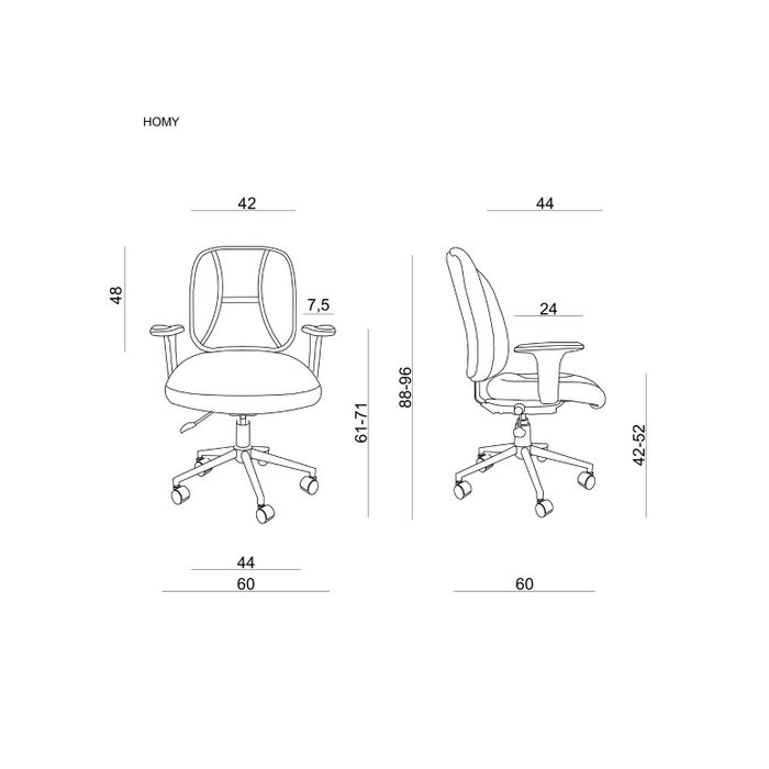 UNIQUE fotel biurowy Homy (W-232)