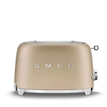 Toster na 2 kromki Smeg Szampan mat (TSF01CHMEU)