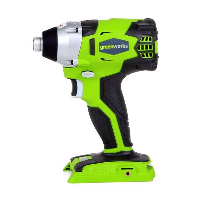 GreenWorks Akumulatorowa Wkrętarka udarowa DigiPro 24 V Zestaw – 2 baterie 2Ah + Ładowarka (32067)