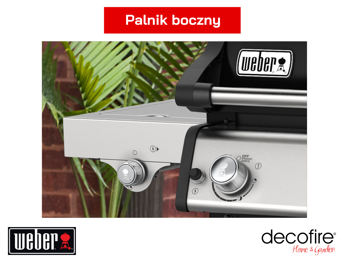 Grill gazowy weber Spirit E-225 z palnikiem bocznym