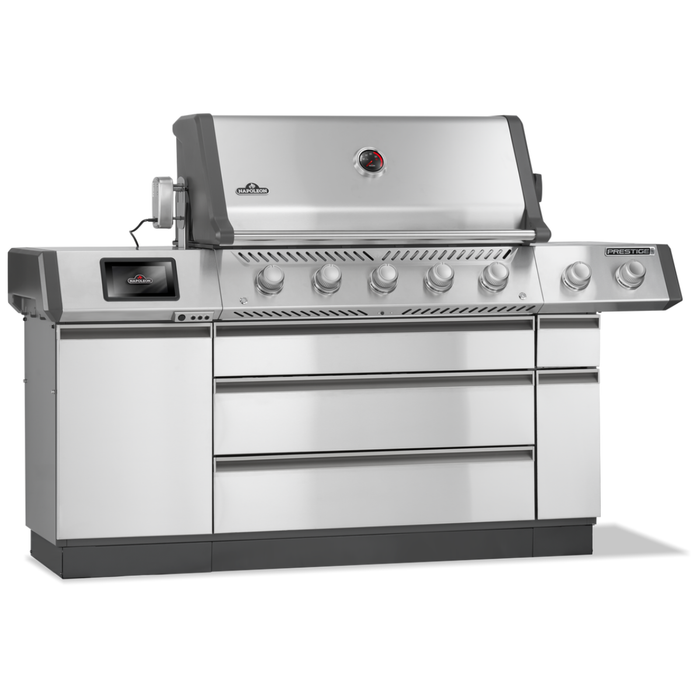 Grill gazowy Napoleon Prestige PRO 665 z palnikiem rożna i palnikiem bocznym Sizzle Zone (PRO665VXRSIBPSS-PL)