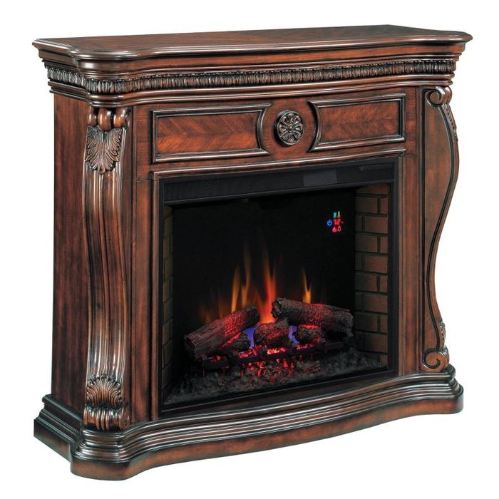 Classic Flame kominek elektryczny Lexington Wiśnia