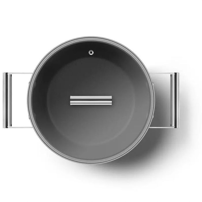 Garnek 24 cm Kremowy Smeg (CKFC2411CRM)