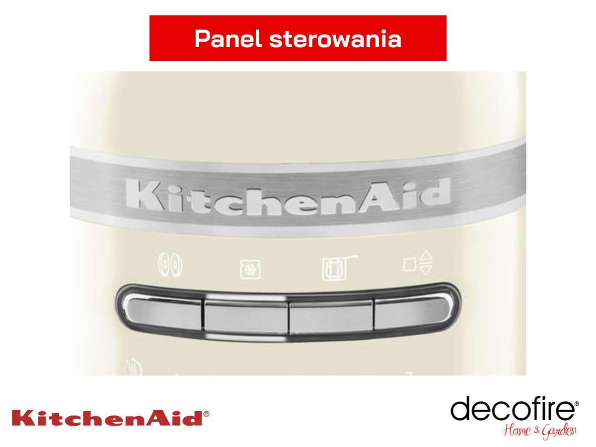 Panel sterowania w tosterze 2 Artisan Almond Cream KitchenAid