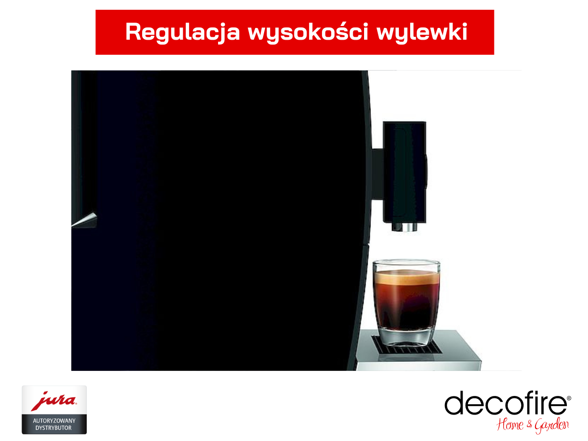 Regulacja wysokości wylewki w ekspresie do kawy Jura ENA 4 (EB)