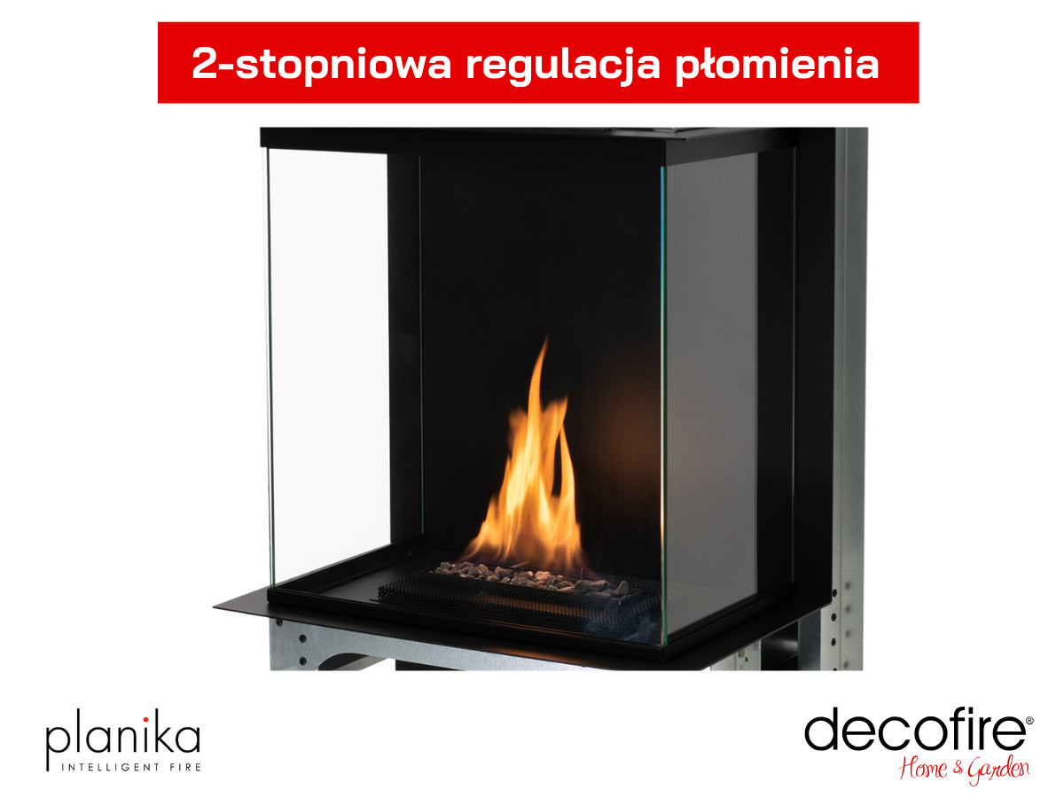 2-stopniowa regulacja płomieni