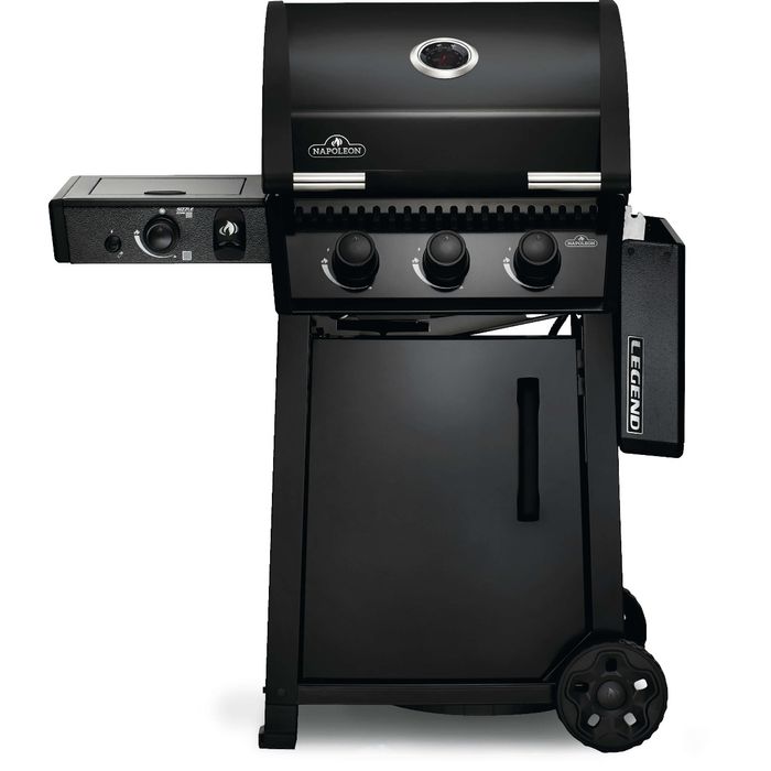 Grill gazowy Napoleon Legend 365 z palnikiem bocznym Sizzle Zone, Czarny (LD365DSIBPK-PL)