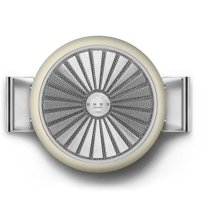 Garnek 26 cm Kremowy Smeg (CKFC2611CRM)