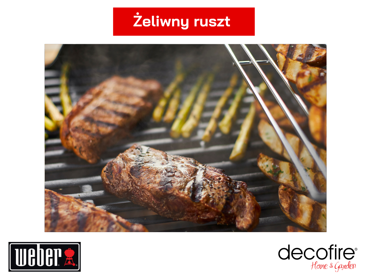 Żeliwny ruszt w grillu Weber Spirit E-225