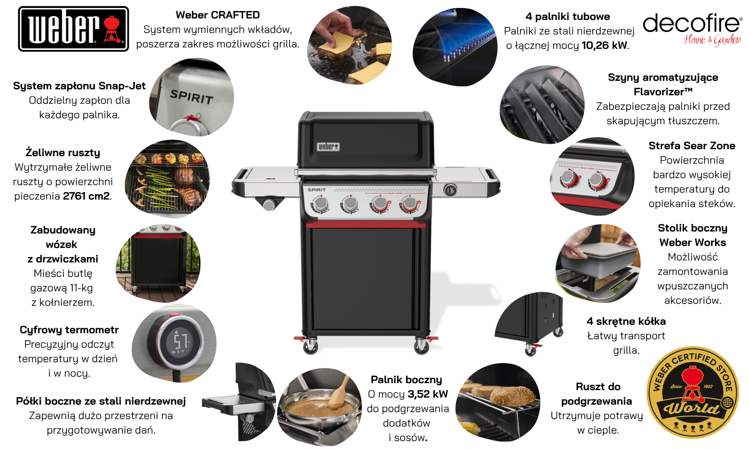Grill gazowy Weber Spirit EPX-435