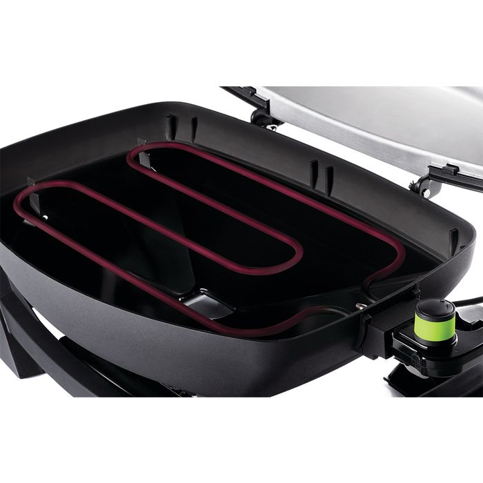Grill przenośny elektryczny Napoleon TravelQ PRO285E-BK-CE GRATIS dwustronna płyta + stojak podgrzewający + pokrowiec