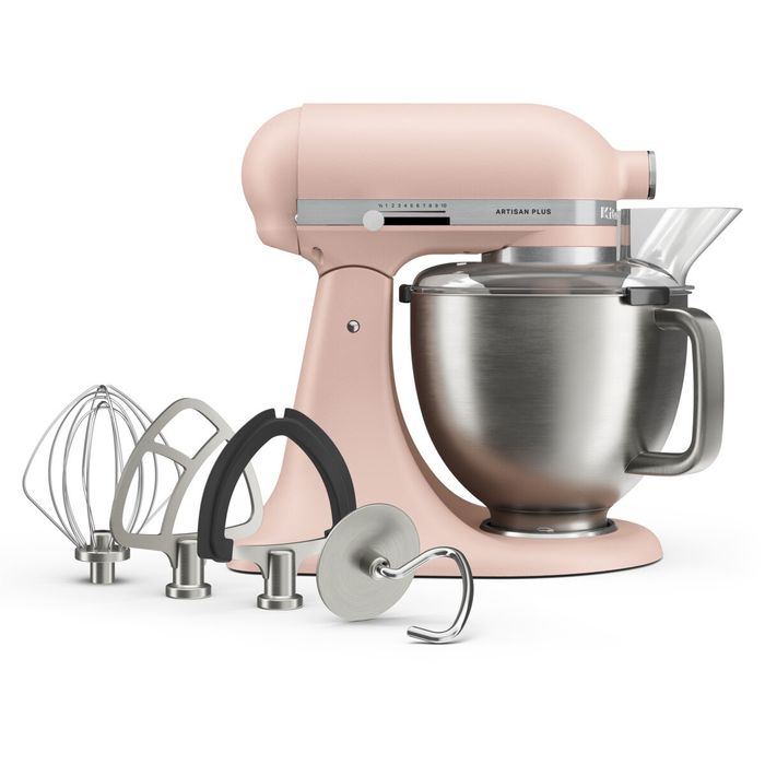 Mikser Artisan Plus 4,7 l z uchylną głowicą Feather Pink KitchenAid (5KSM50PKVEFT)