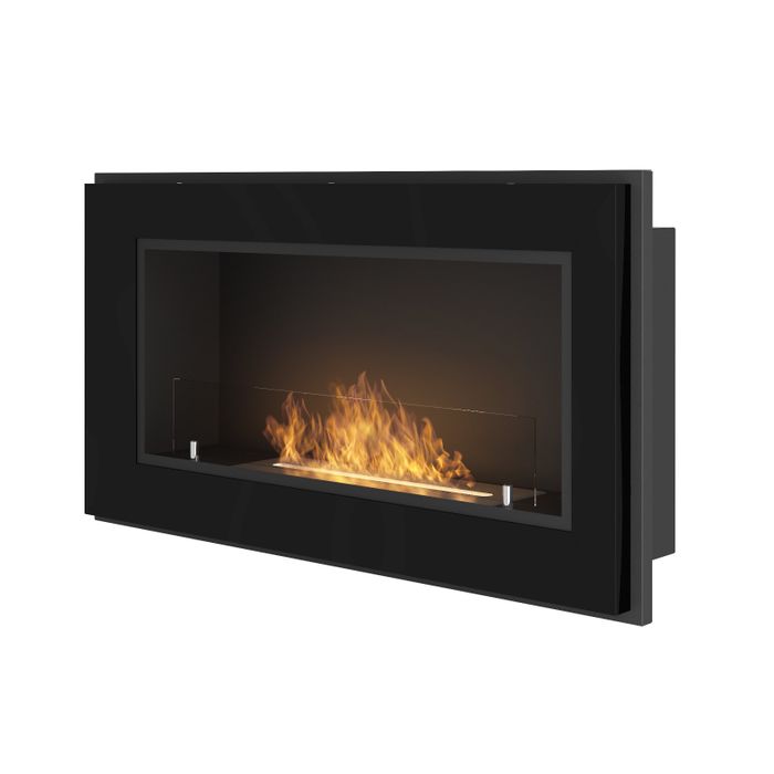 Biokominek wiszący Simple Fire FRAME 900 czarny 900x490 mm
