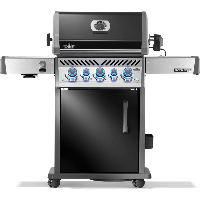Grill gazowy Napoleon Rogue PRO-S 425 RSIB z palnikami bocznym i tylnym na podczerwień czarny (RPS425RSIBPK-2-PL-R)