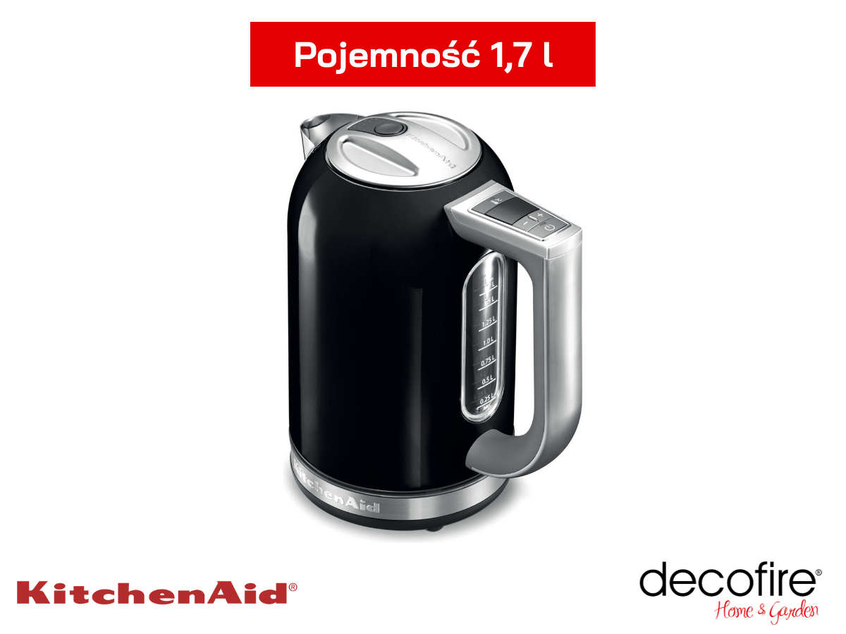 Czajnik Onyx Black KichenAid o pojemności 1,7 l