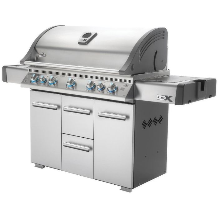 Grill gazowy Napoleon LEX 730 z palnikiem bocznym oraz dolnym i tylnym palnikiem na podczerwień (LEX730)