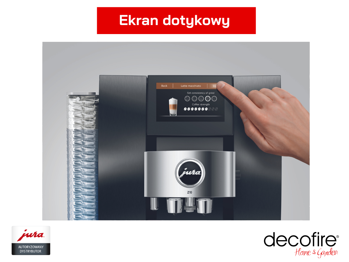 ekspres jura z10 aluminium black ekran dotykowy