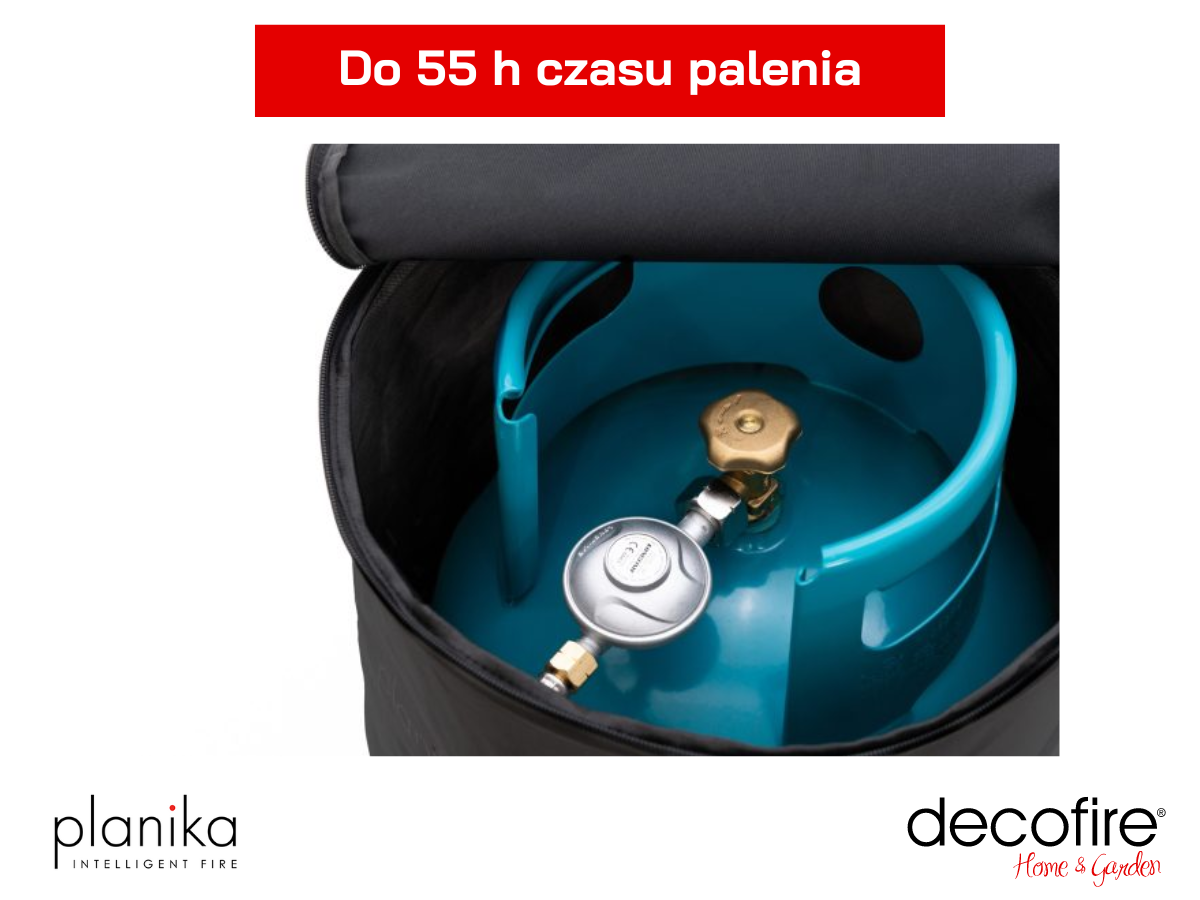Czas palenia w kominku Planika Square Table 