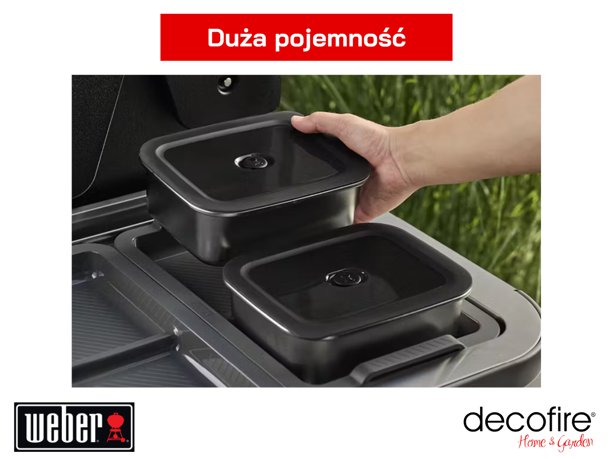 Pojemniki przygotowawcze 2 szt. Weber Works – duża pojemność