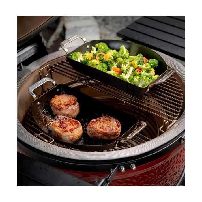 Kamado Joe Zestaw patelnii z półksiężycem Karbon Steel (KJ15124822)