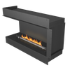 Biokominek Planika FLA 4+ 990 mm + Forma 1200 Fireplace 