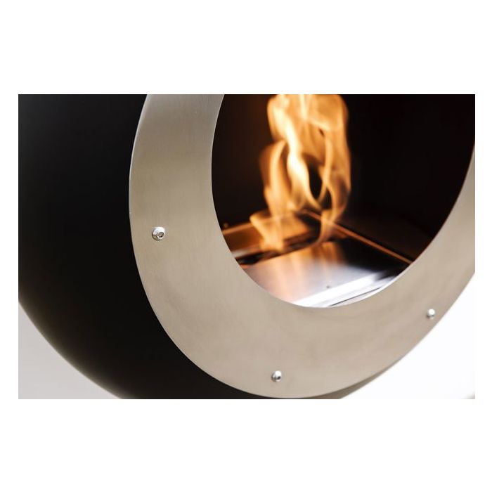 Biokominek Cocoon Vellum Black