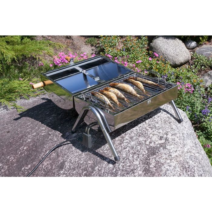 Muurikka 2w1 grill elektryczny i wędzarnia 900 W (TO6841)