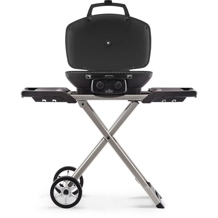 Grill przenośny gazowy Napoleon TravelQ 285X na kartusze z wózkiem nożycowym (TQ285X-BK-1-CE)