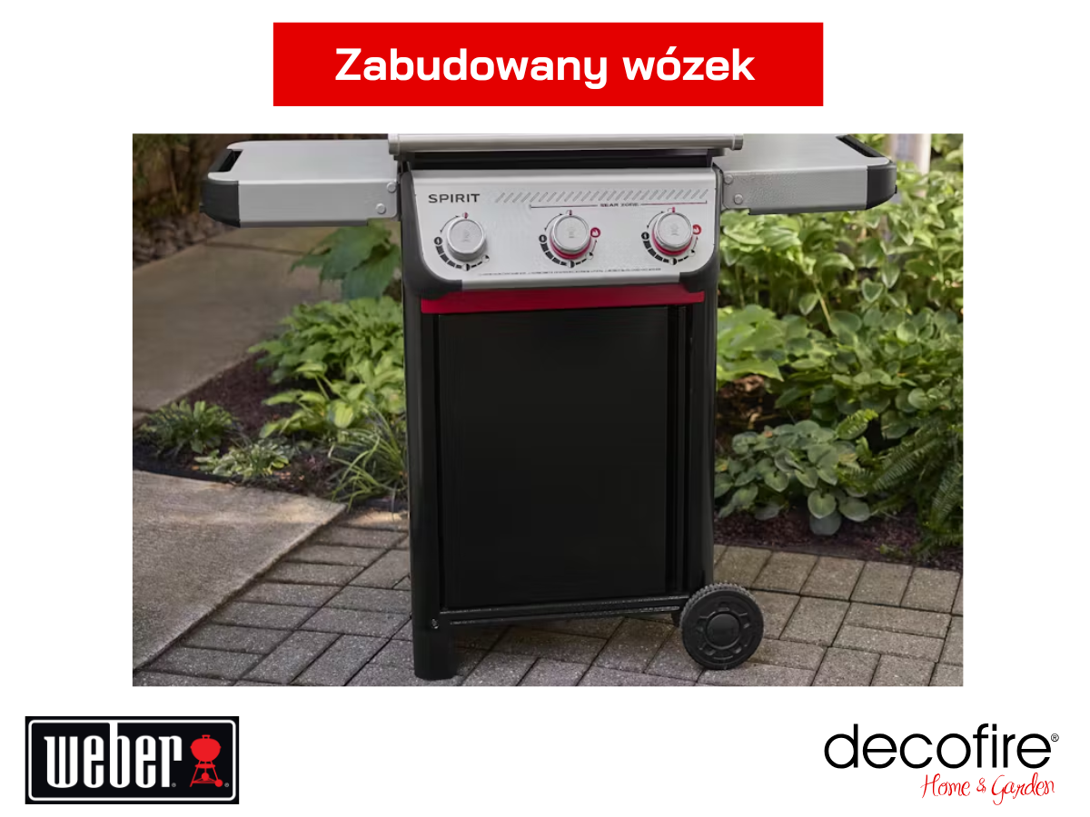 Zabudowany wózek z drzwiczkami