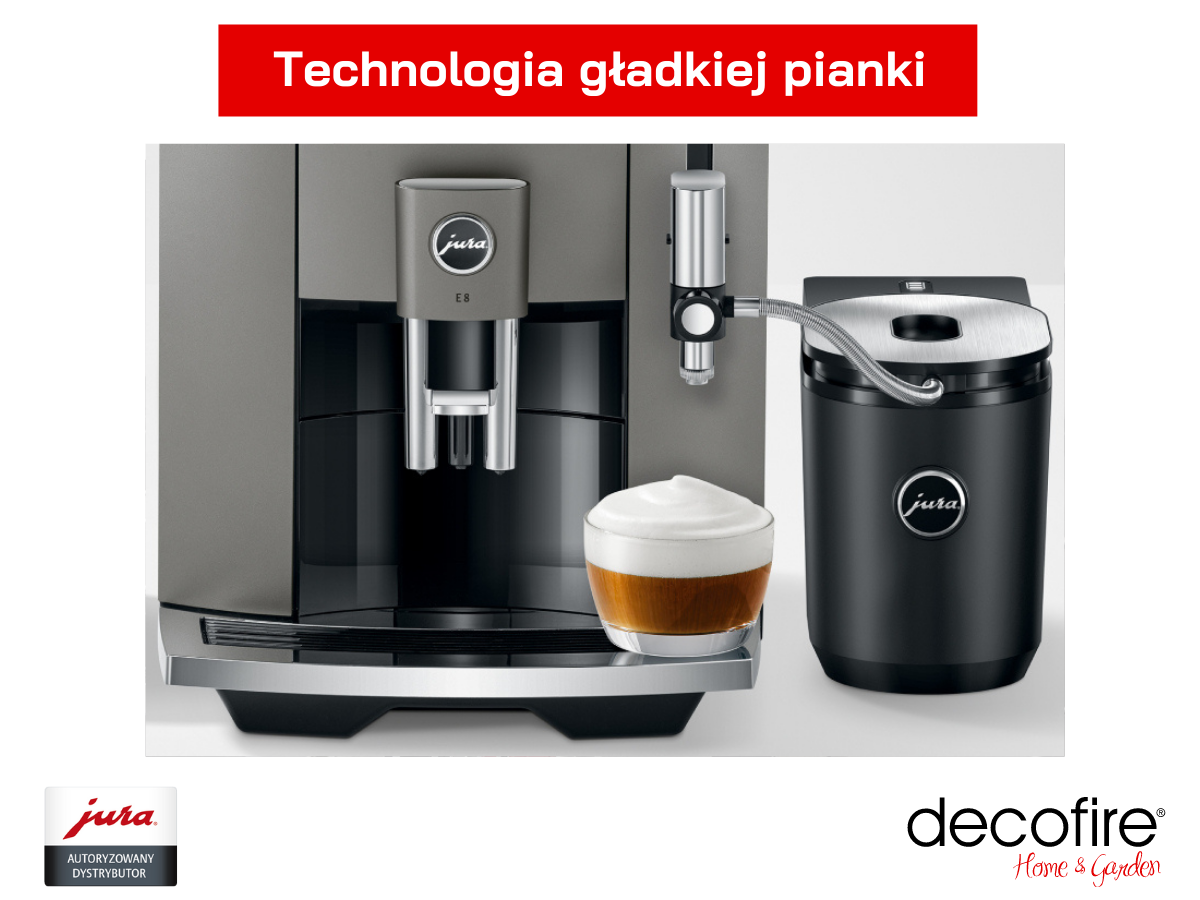 Technologia gładkiej pianki w ekspresie Jura E8 (EB)