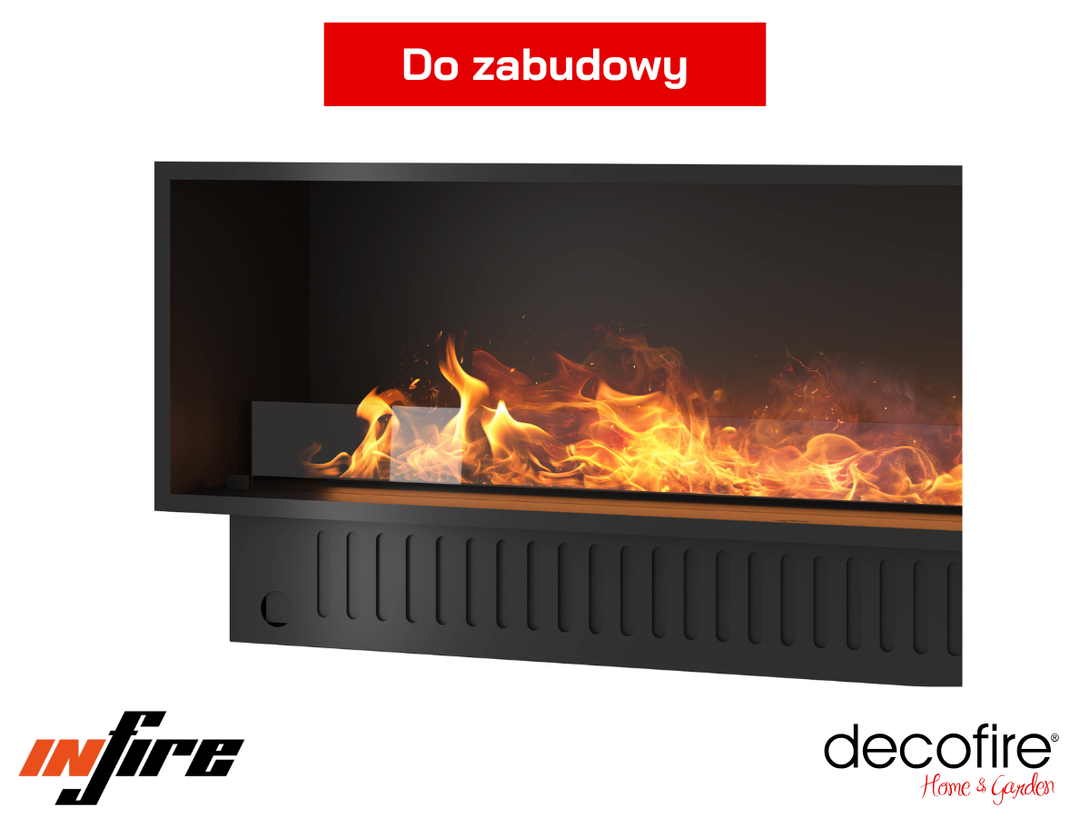 Kominek na parę wodną Infire Inside Invapo 1800 Multicolor – model do zabudowy
