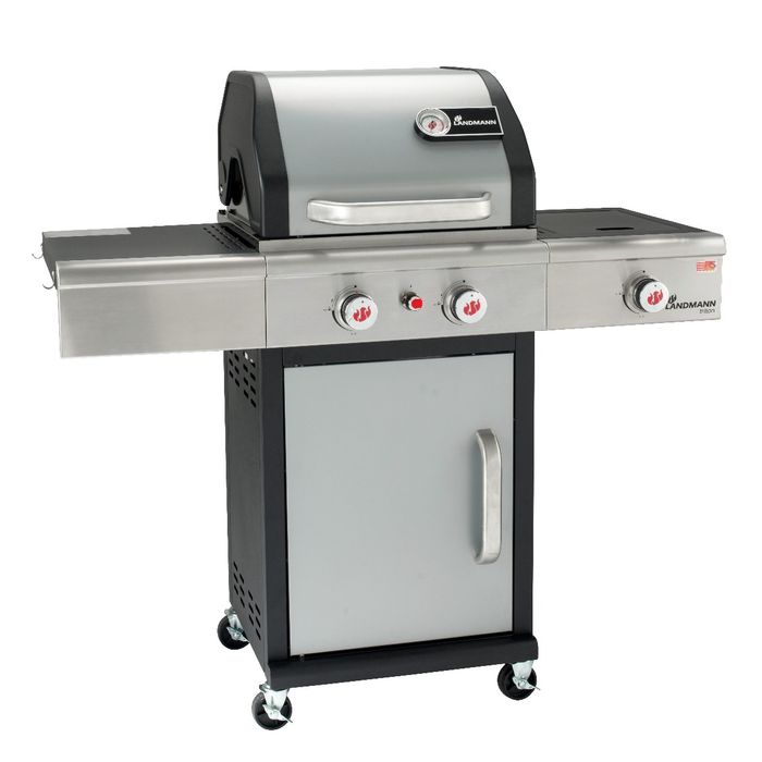 Grill gazowy Landmann Triton PTS 2.1 srebrny z palnikiem bocznym (12911)