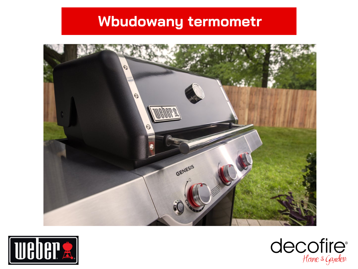 Grill gazowy Weber Genesis E-315 – wbudowany termometr