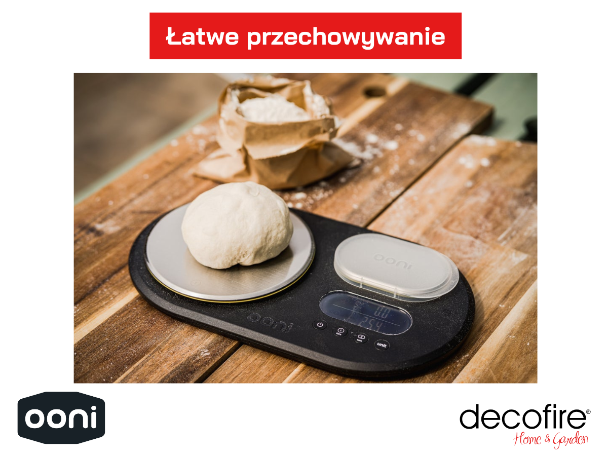 Podwójna waga elektroniczna Ooni – solidne wykonanie i kompaktowy design