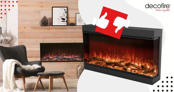 Kominek elektryczny w salonie – wady i zalety 